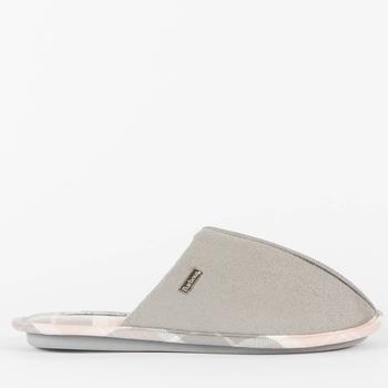 推荐Barbour Women's Simone Suede Slippers - Grey商品