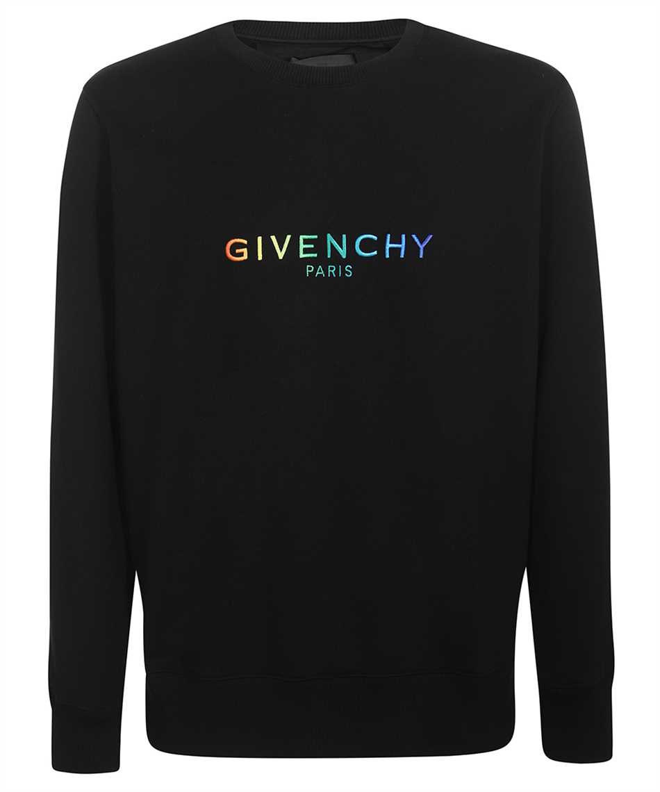 春装纪梵希卫衣, Givenchy | GIVENCHY 男士黑色棉质圆领卫衣 BMJ0GS3Y78-001商品图片 独家减免邮费