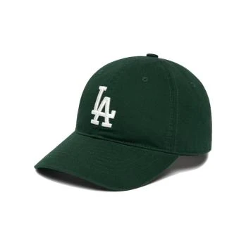 MLB | 【享贝家】（国内现货-QD） MLB LA标志鸭舌帽 休闲棒球帽 绿色 男女同款 3ACP6601N-07GNS-FREE 包邮包税