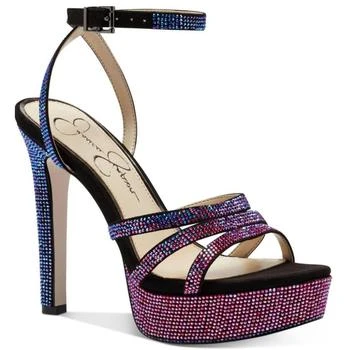 Jessica Simpson | Jessica Simpson Balina Women's Faux Suede Platform Ankle Wrap Dress Sandals 3.3折