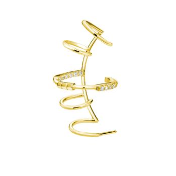 商品AME | Âme Totem 18K Yellow Gold, Lab-Grown Diamond 0.70ct. tw. Long Multi Hoop Earring (Right),商家Premium Outlets,价格¥10468图片