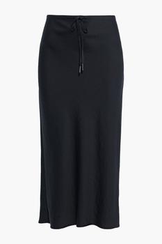 加拿大Alexander Wang, Alexander Wang | Crinkled-satin midi skirt商品图片 5.4折