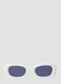 墨镜gm怎么选, GENTLE MONSTER | Tambu Sunglasses in White商品图片 