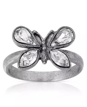 2028 | Pewter Crystal Butterfly Ring,商家Macy's,价格¥207