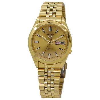 精工机械表怎么样, Seiko | Seiko 5 Automatic Gold Dial Mens Watch SNKF82J1商品图片 5折