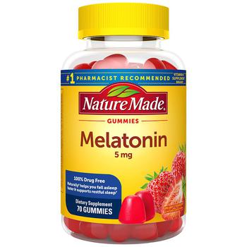商品Nature Made | Melatonin 5 mg Gummies,商家Walgreens,价格¥122图片
