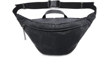 小棕瓶腰包, JW Anderson | 格状徽标图案腰包商品图片 