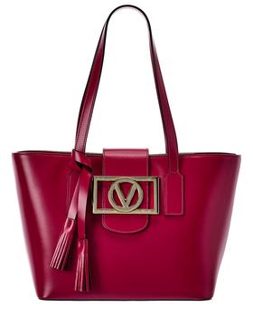 VALENTINO by Mario Valentino是什么牌子, Mario Valentino | Valentino by Mario Valentino Delphine Super V Leather Tote商品图片 4折