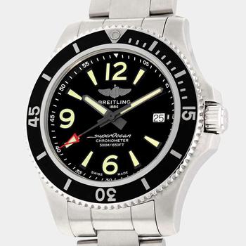 推荐Breitling Black Stainless Steel Superocean A17366021B1A1 Automatic Men's Wristwatch 42 mm商品