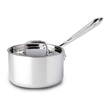 商品Stainless Steel 1.5 Quart Sauce Pan with Lid图片