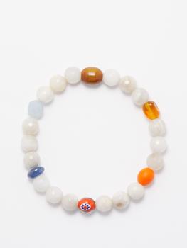 商品Musa by Bobbie | Sapphire, amber & Murano-glass bracelet,商家MATCHESFASHION,价格¥4083图片