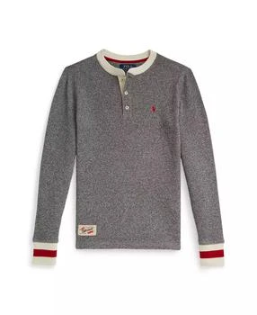 Ralph Lauren | Boys 8-20 Long Sleeve Henley T-Shirt,商家Macy's,价格¥383