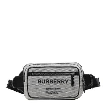 burberry腰包, Burberry | BURBERRY 博柏利 男士黑色腰包 8038902商品图片 独家减免邮费