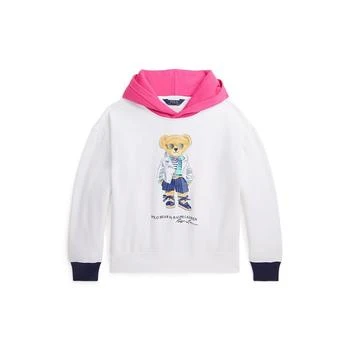 Ralph Lauren | Big Girls Polo Bear Fleece Hooded Sweatshirt,商家Macy's,价格¥419