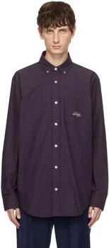 Drôle de Monsieur | Brown 'La Chemise Carreaux' Shirt,商家SSENSE CA,价格¥723