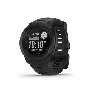 美国Garmin, Garmin | Unisex Instinct Graphite Silicone Strap Smart Watch 23mm商品图片 