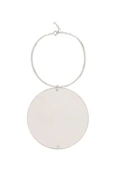 Courrèges | Courreges mirror charm necklace,商家Baltini,价格¥4123