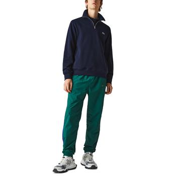 商品Lacoste | Men's Solid Quarter-Zip Interlock Ribbed Sweatshirt,商家Macy's,价格¥541图片