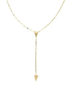 Moon & Meadow | 14K Gold Triangles Drop Necklace, 18",商家Bloomingdale's,价格¥1423