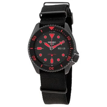 Seiko | 5 sports Automatic Black Dial Men's Watch SRPD83K1 4.7折, 满$200减$10, 独家减免邮费, 满减