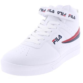 apl篮球鞋旅游, Fila | Fila Womens Vulc 13 Repeat Logo Faux Leather Mid Top Basketball Shoes商品图片 2.7折起