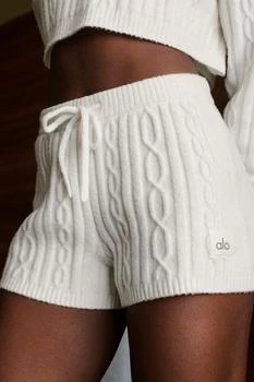 Alo | Cable Knit Winter Bliss Short - Ivory,商家Alo yoga,价格¥510