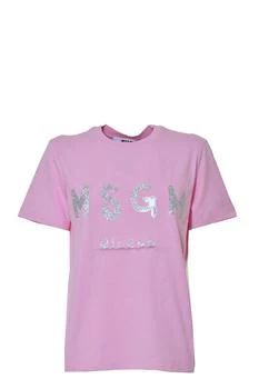 推荐MSGM T-shirts and Polos Pink商品