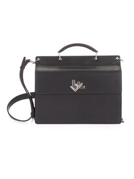 fendi包真假, Fendi | Fendi Men's Black Leather Briefcase商品图片 