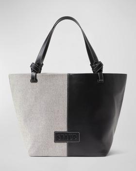 推荐Ida Canvas & Leather Tote Bag商品