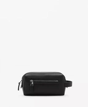 Mango | Men's Zipped Pebbled Cosmetic Bag,商家Macy's,价格¥262