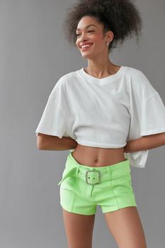 Urban Outfitters | UO Kassidy Y2K Belted Cargo Short商品图片,1.4折, 1件9.5折, 一件九五折