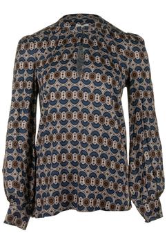 推荐Dea Kudibal Madallion Blouse Dark blue 22-0722V商品