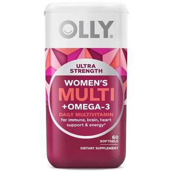 OLLY | Ultra Strength Women's Multi + Omega-3, Softgels,商家Walgreens,价�格¥164
