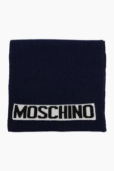 Moschino | Moschino Logo Intarsia-Knit Scarf 4.8折, 独家减免邮费