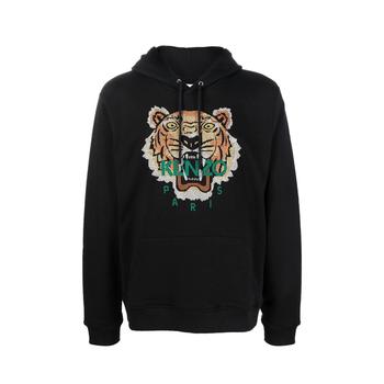 美国kenzo卫衣, Kenzo | Cross Stitch Logo Print Hoodie商品图片 