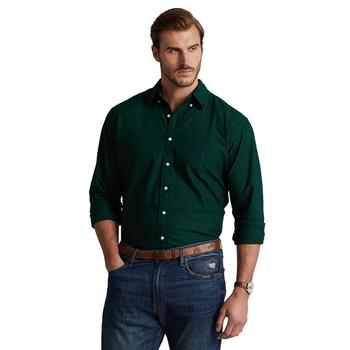 美国ralph lauren 衬衫, Ralph Lauren | Men's Big & Tall Garment-Dyed Oxford Shirt商品图片 