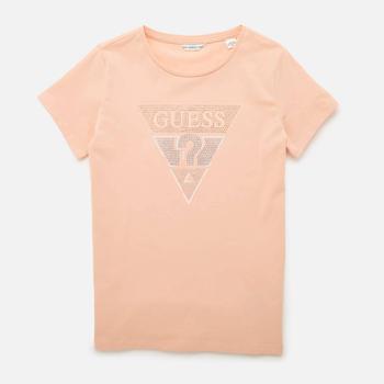 推荐Guess Girls Logo T-Shirt - Peach Crème商品
