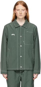 STUSSY | Khaki Nylon Jacket商品图片,额外8.5折, 独家减免邮费, 额外八五折