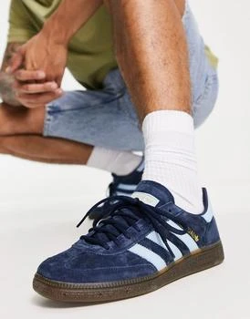 Adidas | adidas Originals Handball Spezial gum sole trainers in navy 