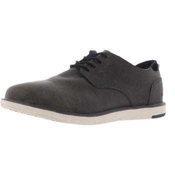 TOMS | Toms Mens Navi Oxford Leather Memory Foam Oxfords商品图片,3折×额外9折, 独家减免邮费, 额外九折