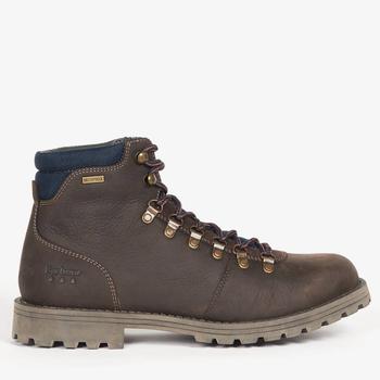 推荐Barbour Men's Quantock Waterproof Hiking Style Boots - Oak商品