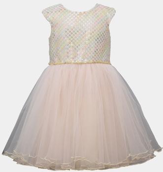 推荐Girls Sequin Mesh Babydoll Dress商品