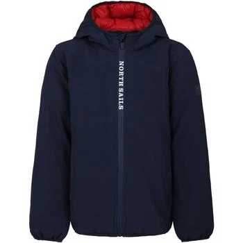 NORTH SAILS | Blue Jacket For Boy With Logo 9.1折