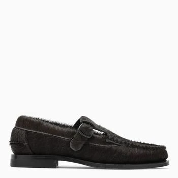 推荐Dark brown pony loafer商品