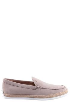 Tod's | Tod's Logo Embossed Slip-On Loafers商品图片,8.2折