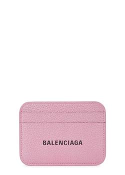 Balenciaga | Metallic pink leather card holder商品图片,额外8.5折, 额外八五折
