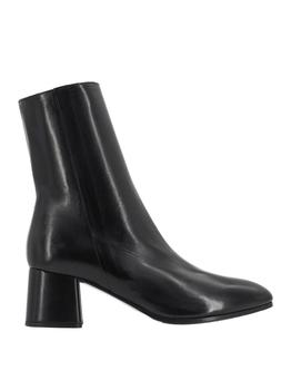推荐Lorenzo Masiero Women's  Black Leather Ankle Boots商品