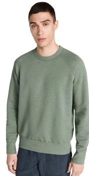 推荐Save Khaki Heather Fleece Reversible Crew Sweater商品