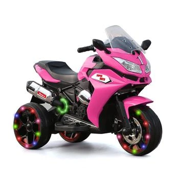 Streamdale Furniture | Streamdale 12V Kids Electric Motorcycle with Three Lighting Wheels,商家Premium Outlets,价格¥2159