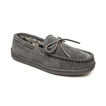 Minnetonka | Men's Pile Lined Hardsole Moccasin Slippers商品图片,